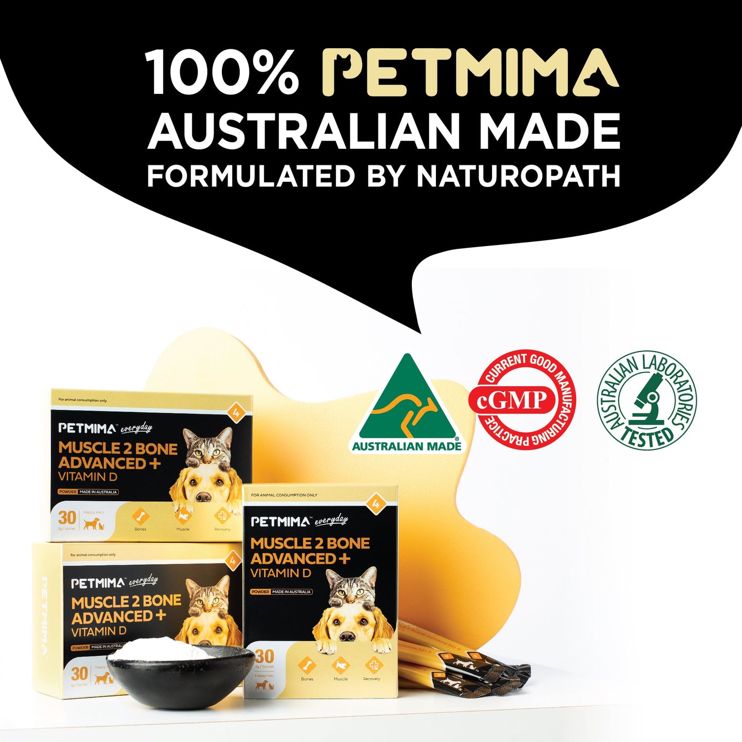 muscle builder for dogs and cats Australian made