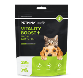 Immunity Boosting Supplements for Dogs & Cats support energy, gut & immune health, longevity & wellness in pets of all ages