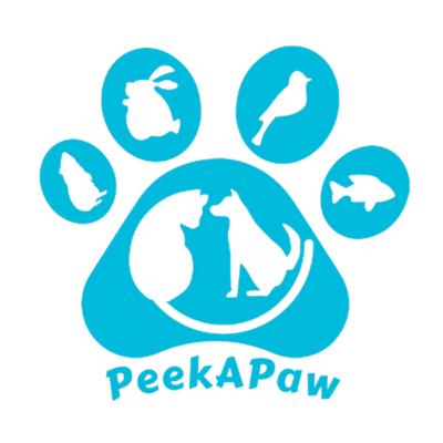 Peekpaw platform logo showing Petmima products available on the marketplace