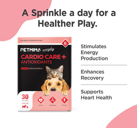 Petima Cardio Care + Antioxidants heart supplements for cats & dogs benefits