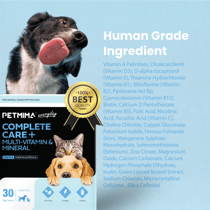 dog multivitamins human grade ingredients