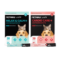 PETMIMA Relax & Calm+ and Cardio Care+, premium dog calming products and healthy heart supplements for dogs and cats.