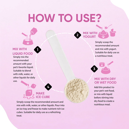 dog skin and coat supplement how to use