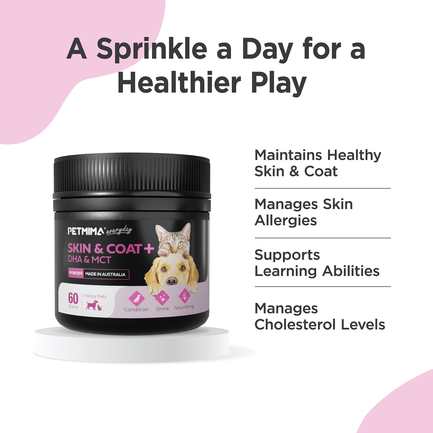 cat and dog coat supplement benefits